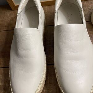 VINCE WILDEN Leather Platform Espadrille